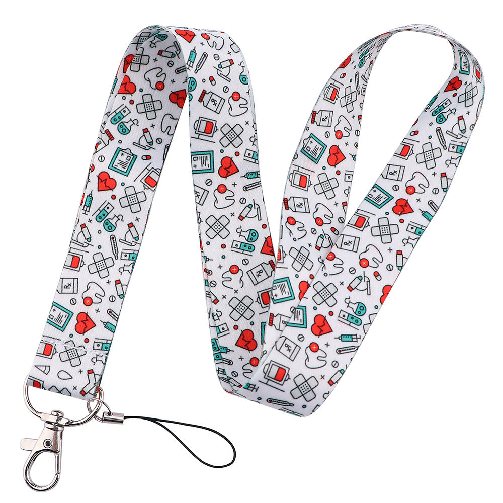 Wholesale Cartoon Doctor Series Phone Lanyard Keychains